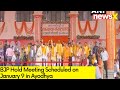 BJP To Hold Meeting in Ayodhya | Meeting Scheduled on January 9 | NewsX