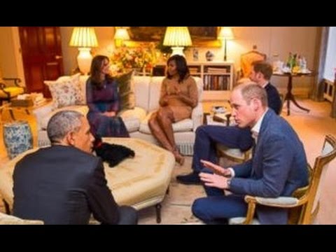 Obamas Dine with Prince William, Duchess Kate