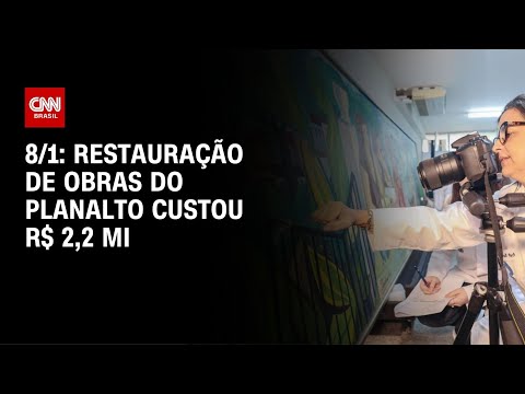 8/1: restauração de obras do Planalto custou R$ 2,2 mi | CNN NOVO DIA