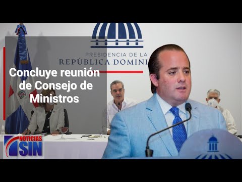 Concluye reunión de consejo de ministros