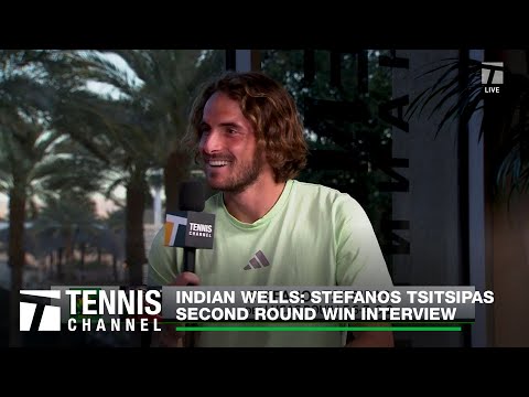 Stefanos Tsitsipas Chats Practice With Medvedev & Soccer With Djokovic; Indian Wells 2R