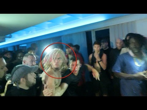 LIL PUMP VS HATER!!! PEPPER SPRAYED, SHOTS FIRED?!?!