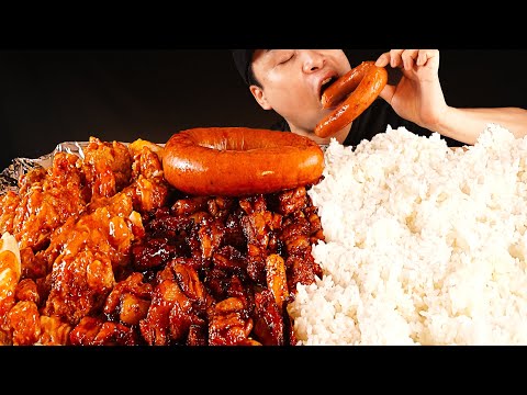 처갓집양념순살과 지코바순살에 치밥 먹방~!! 리얼사운드 ASMR social eating Mukbang(Eating Show)