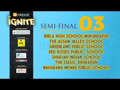 Notebook Ignite | IIM Calcutta Innovation Park | Semi Final 3