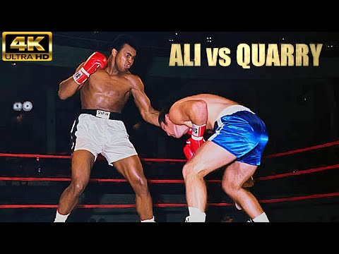 Muhammad Ali vs Jerry Quarry | KNOCKOUT Boxing Fight | 4K Ultra HD