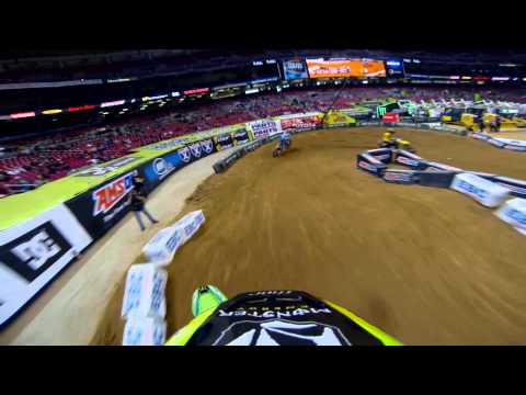 GoPro HD: Jimmy Decotis Practice Lap 2013 Monster Energy Supercross in St. Louis