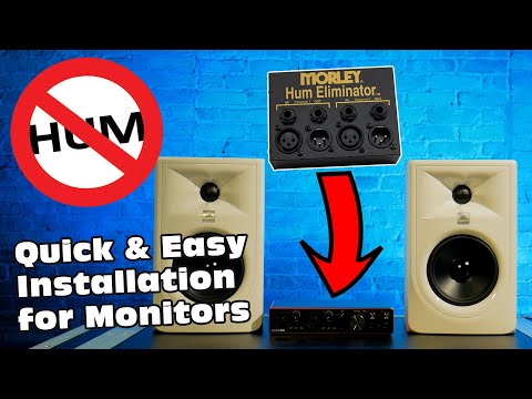 Morley Hum Eliminator for Studio Monitor Buzz and Hum Quick & Easy Install