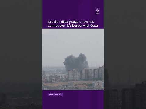 1Gaza border secured', says Israeli military
