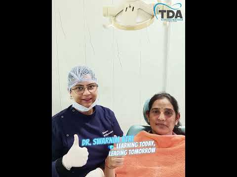🌟 Dr. Swarnim Atri hones her dentistry skills at TDA, shaping healthy, confident, and radiant smiles
