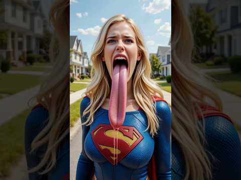 Lambi Zubaan Karega Supergirl ka Spiderman, Venom or captain ! #spiderman #shorts @DholakpurKaAi