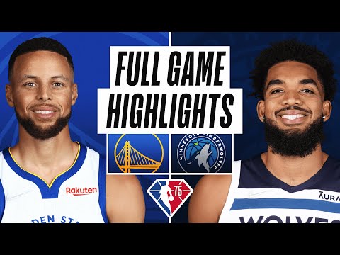 WARRIORS at TIMBERWOLVES | FULL GAME HIGHLIGHTS | January 16, 2022 video clip