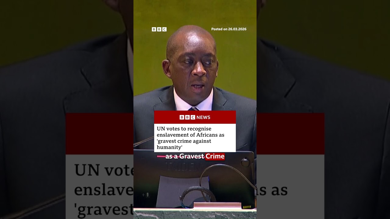 UN votes to recognise enslavement of Africans as 'gravest crime against humanity'. Africa BBCNews
