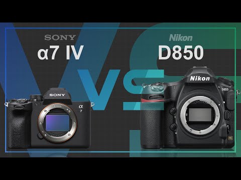 Sony alpha a7 IV vs Nikon D850