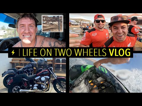 Backflips at Perris, Harley Rides, & Jet Skis! - LOTW Vlog