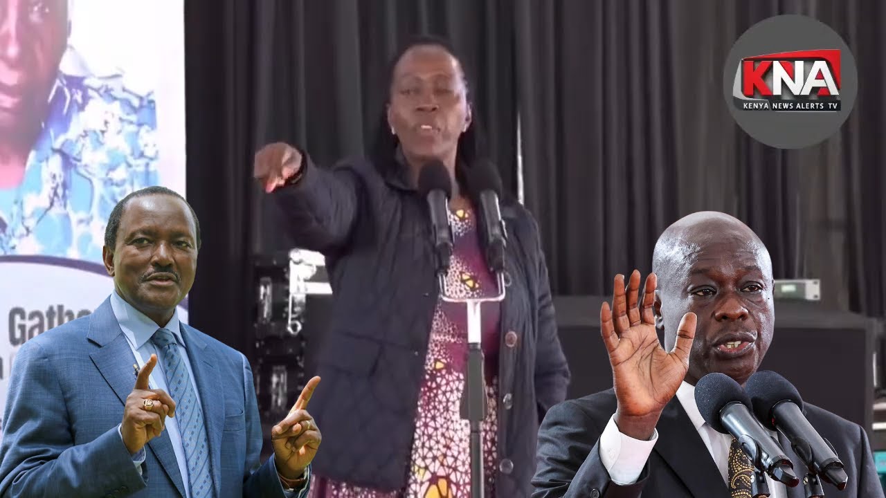 THIS WOMAN! LISTEN TO WHAT IRON LADY MARTHA KARUA TOLD GACHAGUA & KALONZO FACE TO FACE IN NYERI