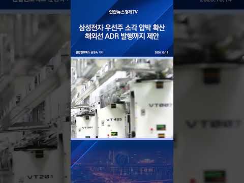 삼성전자 우선주 소각 압박 확산…해외선 <strong>ADR</strong> 발행까지 제안