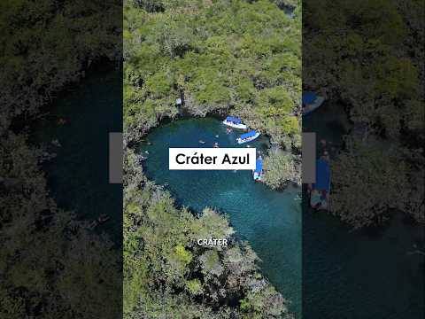 CRATER AZUL, un lugar mágico en el NORTE de GUATEMALA #guatemala #peten