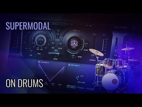 Supermodal Filter on Drums - Preset Demo (No Talking)