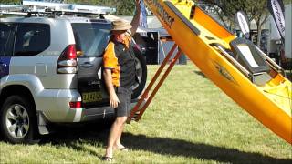  Arm Kayak Loader, Loading A Hobbie Kayak - Boathoist Loading Systems