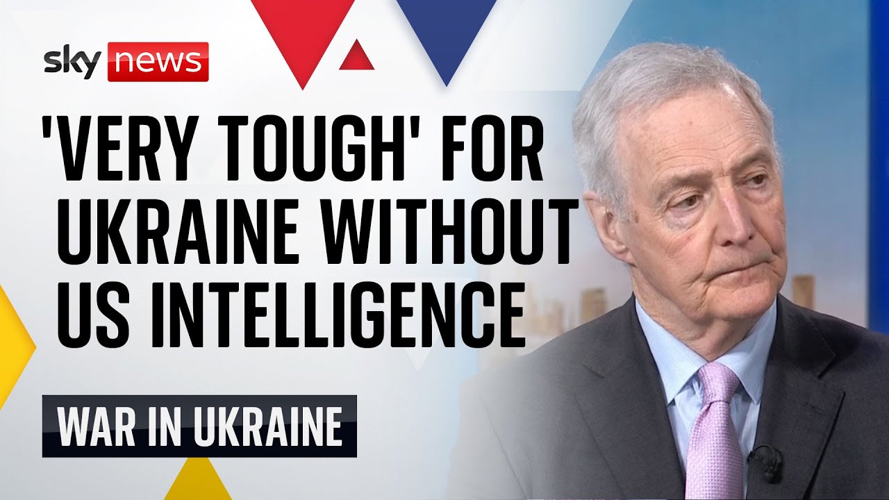 What's the impact of the US not sharing intelligence with Ukraine? | Michael Clarke analysis