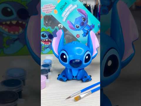 😱Figura para pintar de Stitch💙 @minisocolombia8362 #art #new #painting #wow #disney #liloystitch