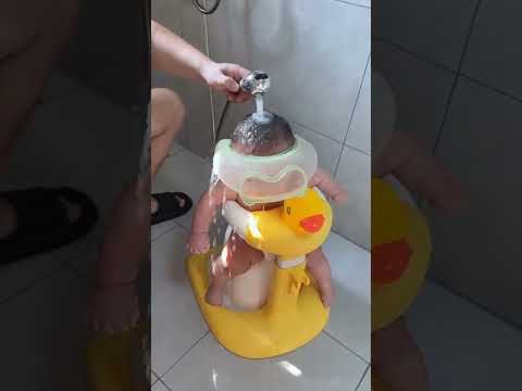 1️⃣ Duck-Shaped Non Slip Baby Bath Rack Stand (# 2442)
