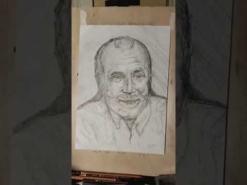 Штрих довольно интересно ложится на плотных листах.