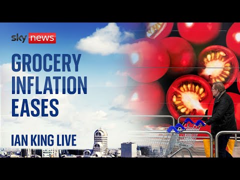 Ian King Live: Grocery inflation eases to 'slowest monthly rate this year'