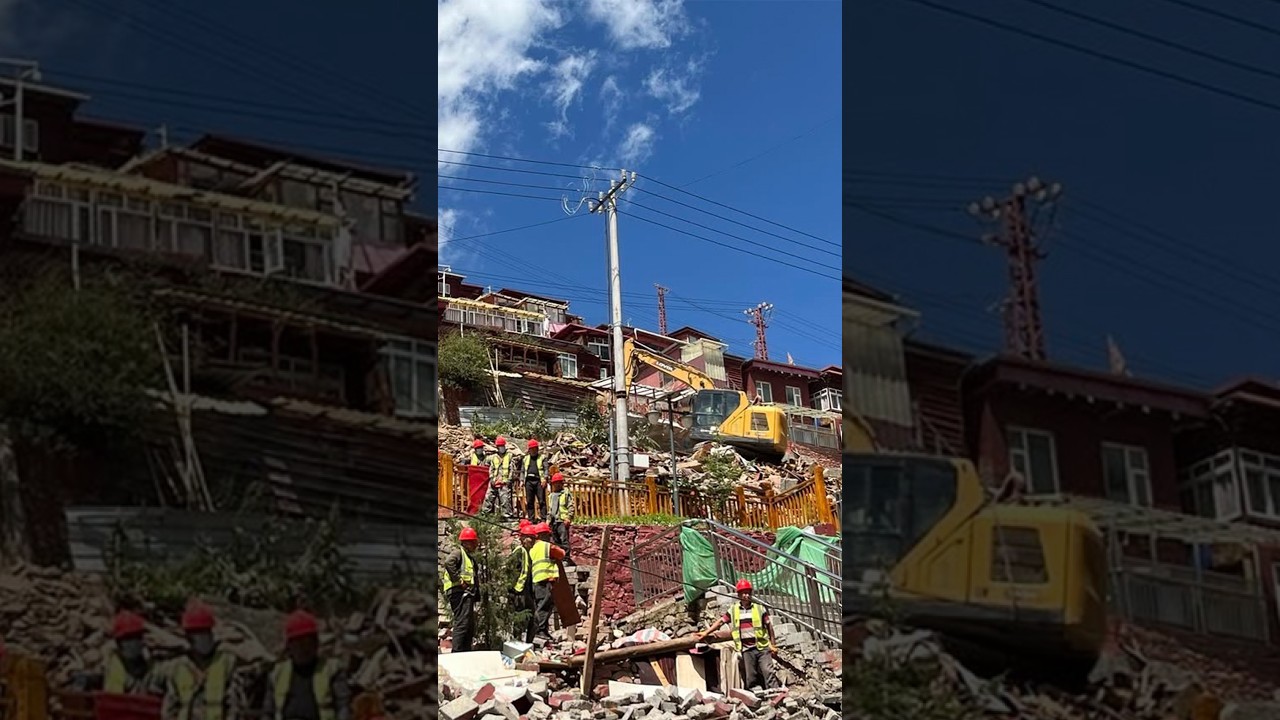 New Photos and Videos Reveal Fresh Demolitions at Larung Gar Buddhist Institute in Tibet