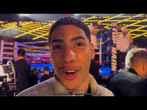 JUANMA LOPEZ SON SPEAKS AFTER KO IN PRO DEBUT AT MADISON SQUARE GARDEN; PUERTO RICO’S NEXT STAR