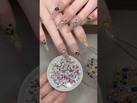 Beautiful Nail Design #nailcolour #nailgelart #nailartist #nails