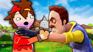 HE'S TRYING TO F%*KING KILL ME!! | Hello Neighbor