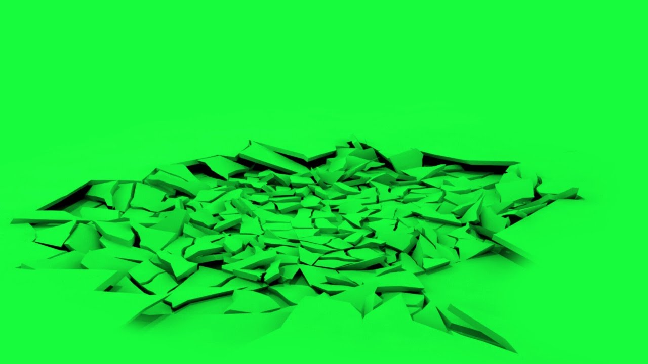 ground crack green screen free download