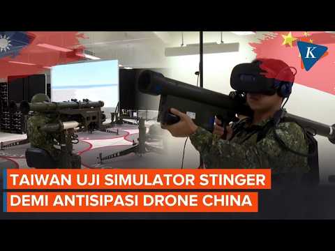 Tangkal Ancaman Drone <strong>China</strong>, <strong>Taiwan</strong> Uji Simulator Rudal Stinger