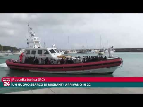 Roccella Jonica (RC): nuovo sbarco di migranti, arrivano in 22