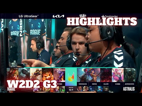 RGE vs AST - Highlights | Week 2 Day 2 S12 LEC Summer 2022 | Rogue vs Astralis W2D2