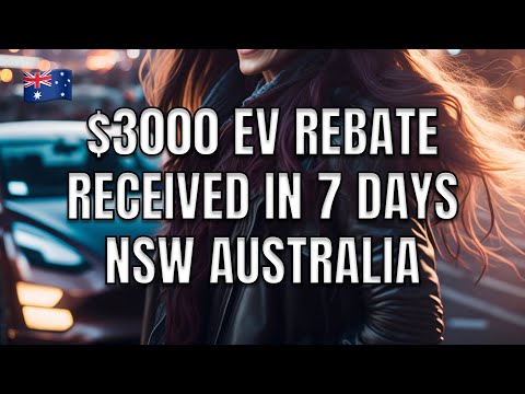 00 Tesla Model 3 electric vehicle rebate Australia New South Wales