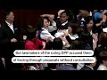 Taiwan lawmakers brawl over parliament reforms | REUTERS