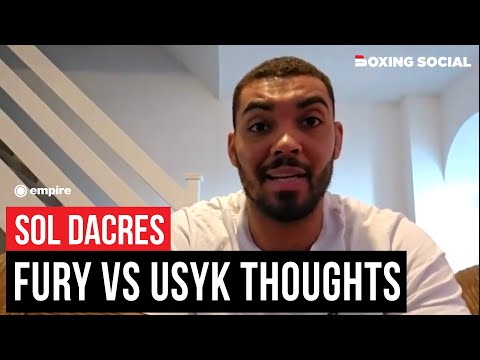 Tyson fury sparring partner sol dacres on keys to victory vs. Oleksandr usyk, wants adeleye fight
