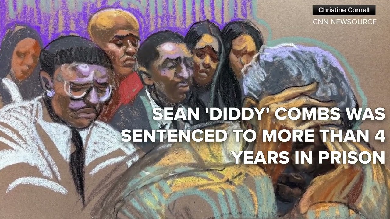 Inside the Diddy sentencing: Court sketches of Sean Combs