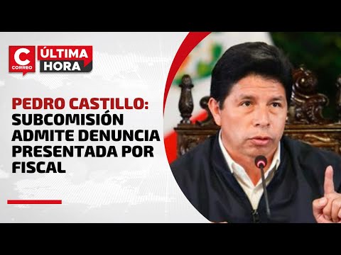 PEDRO CASTILLO: Subcomisión admite denuncia presentada por fiscal de la Nación | #CorreoÚltimaHora