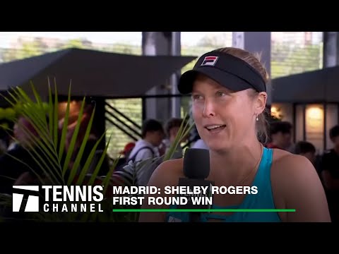 Shelby Rogers Talks About Her First Round Win And Going Viral On Social Media | Madrid First Round