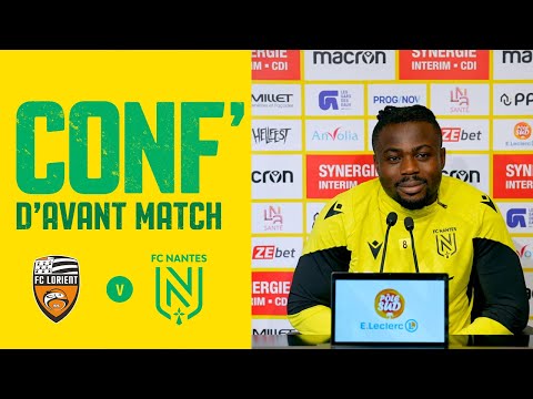 Moses Simon avant FC Lorient - FC Nantes