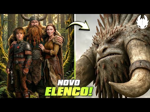 REVELARAM O ELENCO DO NOVO COMO TREINAR O SEU DRAGÃO 2! (2027)
