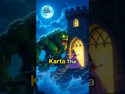 👑 जब राजकुमारी बनी टापू की कैदी और हरे राक्षस की दोस्त! #shortsfeed #kissaspark #shorts #viral