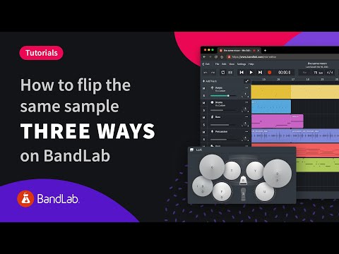 How to flip the same sample three ways using BandLab's mix editor