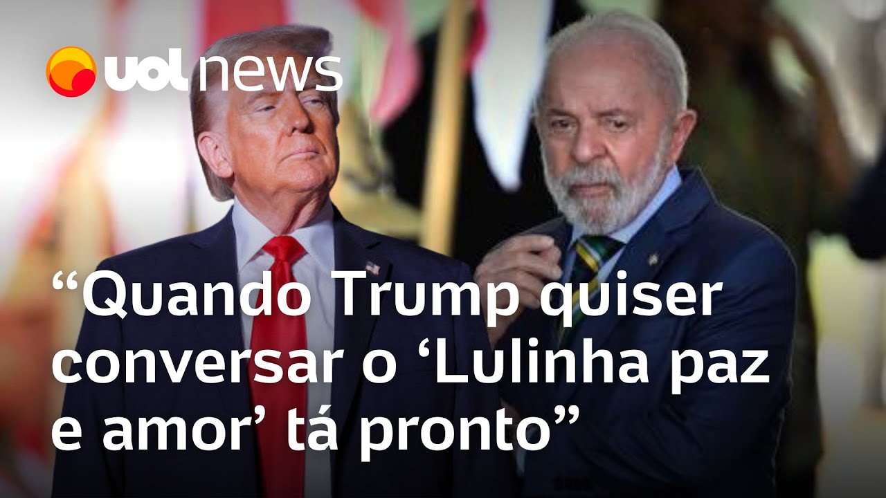Lula diz porque ainda não ligou para Trump Homem que se respeita não rasteja para outro