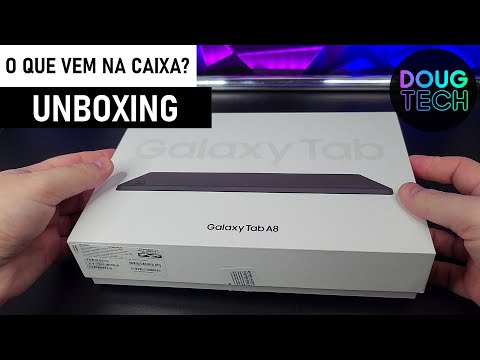 UNBOXING - Samsung Galaxy TAB A8 (O que vem na Caixa?)