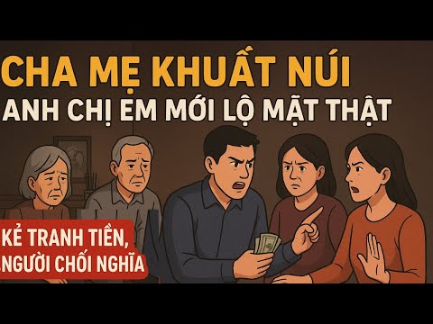 Cha mẹ khuất núi, anh chị em mới lộ mặt thật: Kẻ tranh tiền, người chối nghĩa