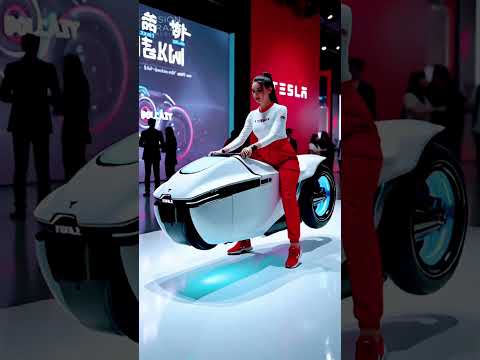 Tesla Next Gen Grav-Bike Stuns Autoshow
